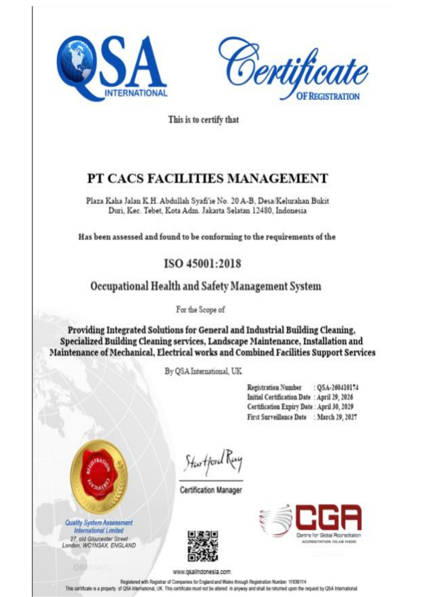 ISO 45001:2018